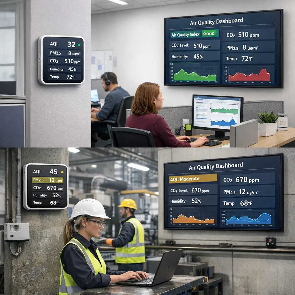 Importance of air quality monitoring for workplace safety