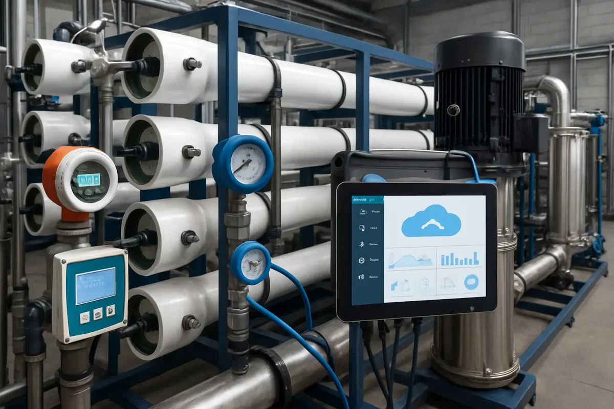 ro plant monitoring system RO Plant Monitoring System with IoT sensors and cloud dashboard