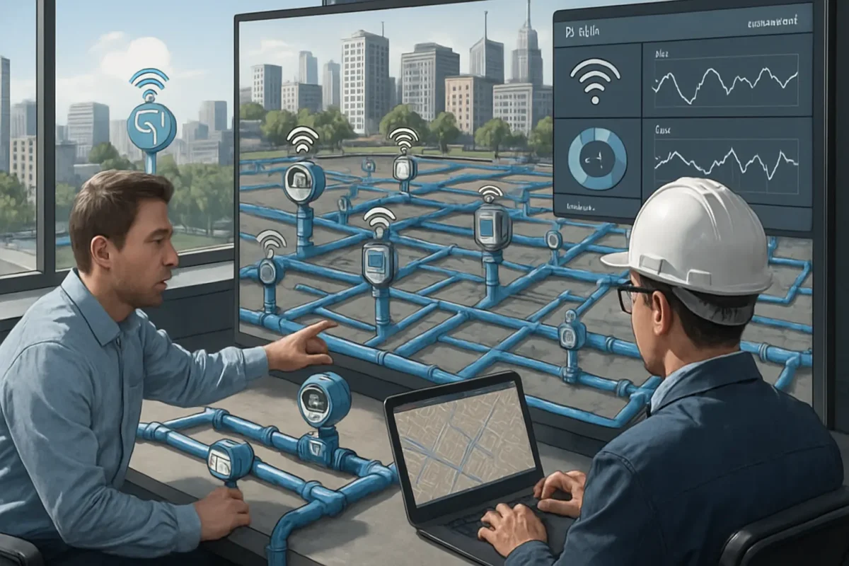 smart water distribution monitoring